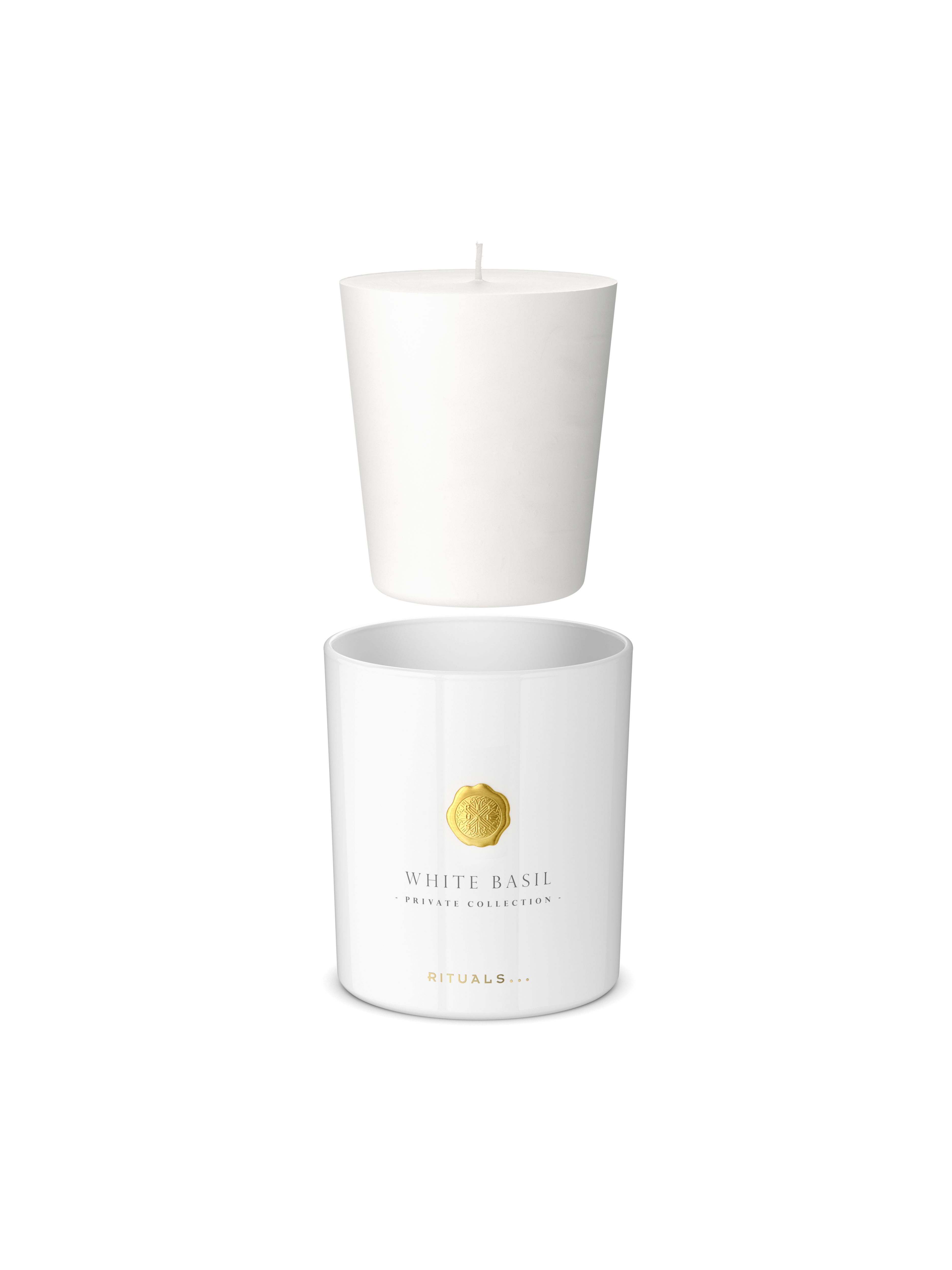 White Basil Refill Scented Candle