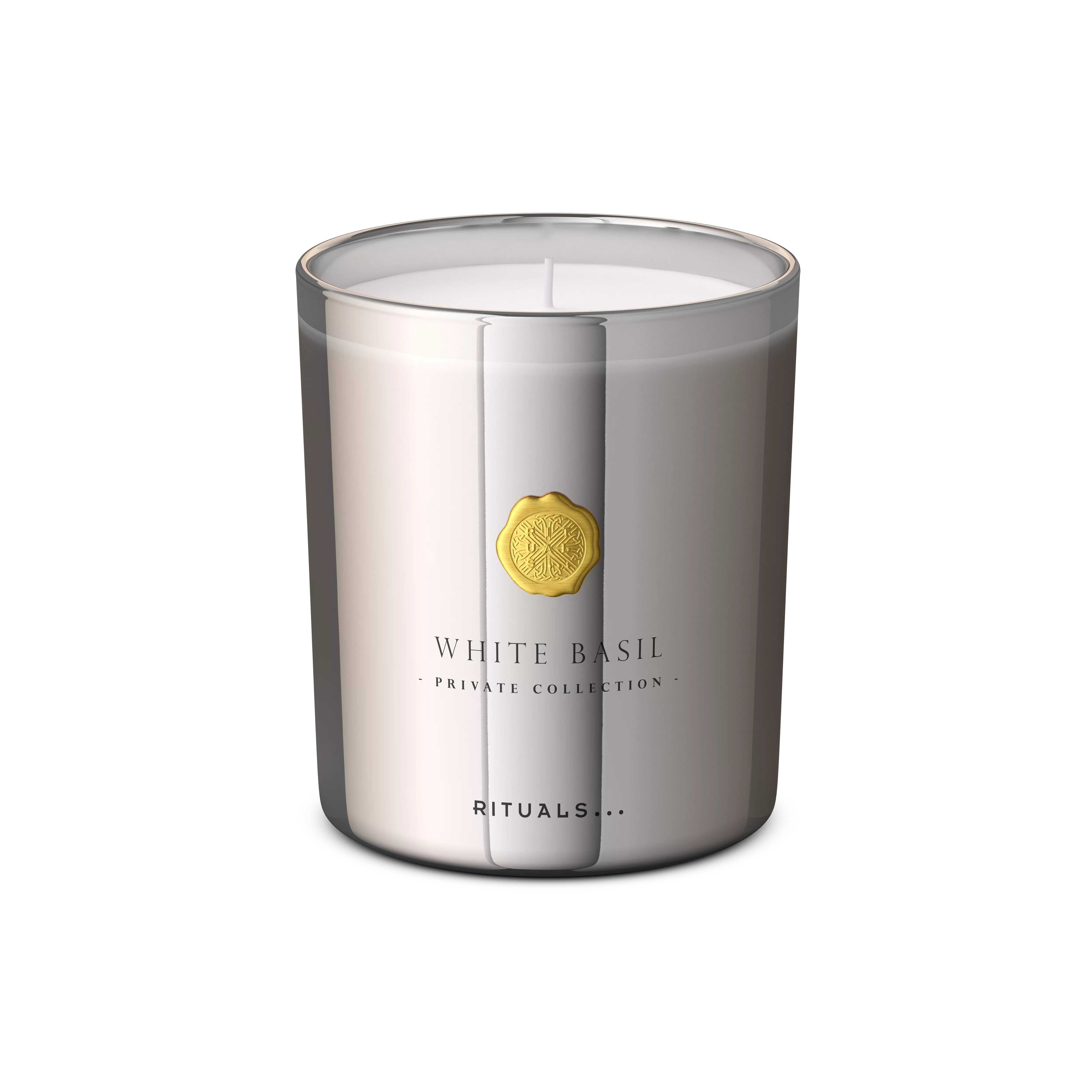 White Basil Scented Candle