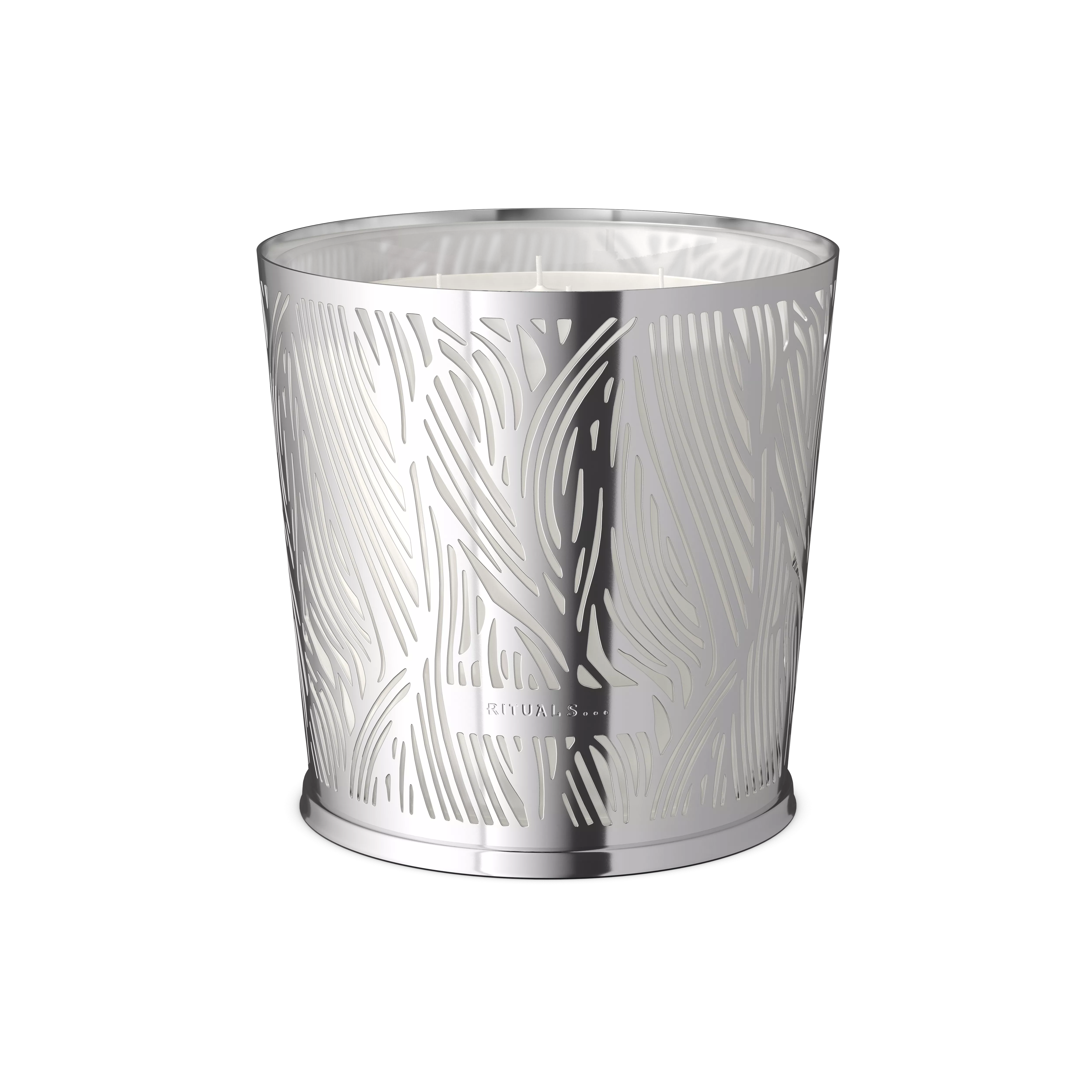 Large Savage Garden Scented Candle With Metal Sleeve